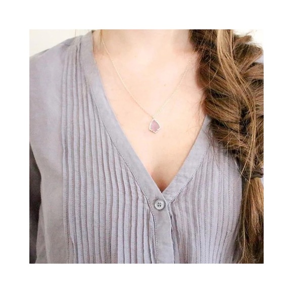 Kendra Scott • “Cory” Necklace • Gold + Lilac - Picture 4 of 4